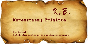 Keresztessy Brigitta névjegykártya